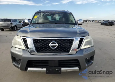 2017 Nissan Armada Platinum из США, поврежденный, VIN JN8AY2NF4H9303560